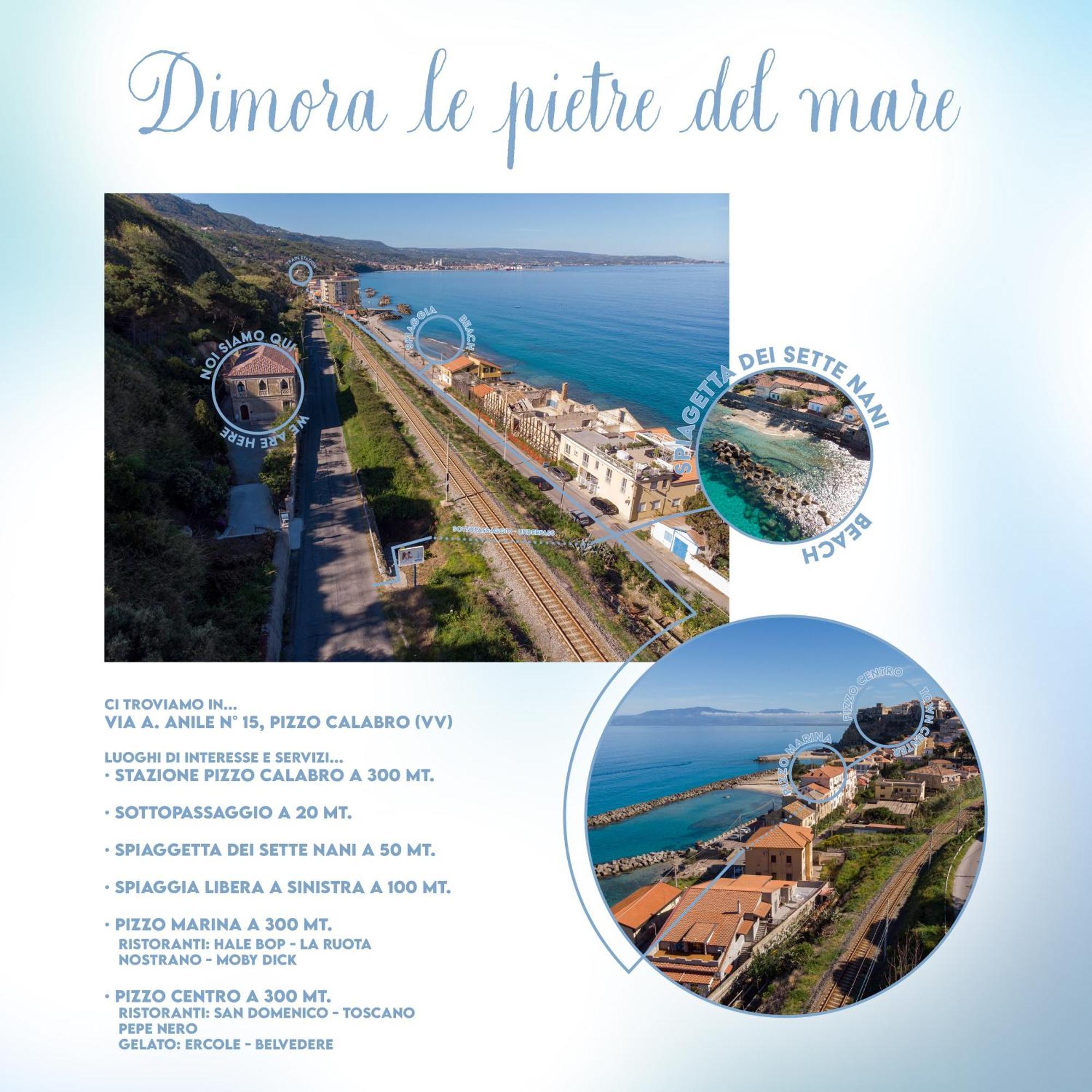 Dimora Le Pietre Del Mare Hotell Pizzo  Exteriör bild